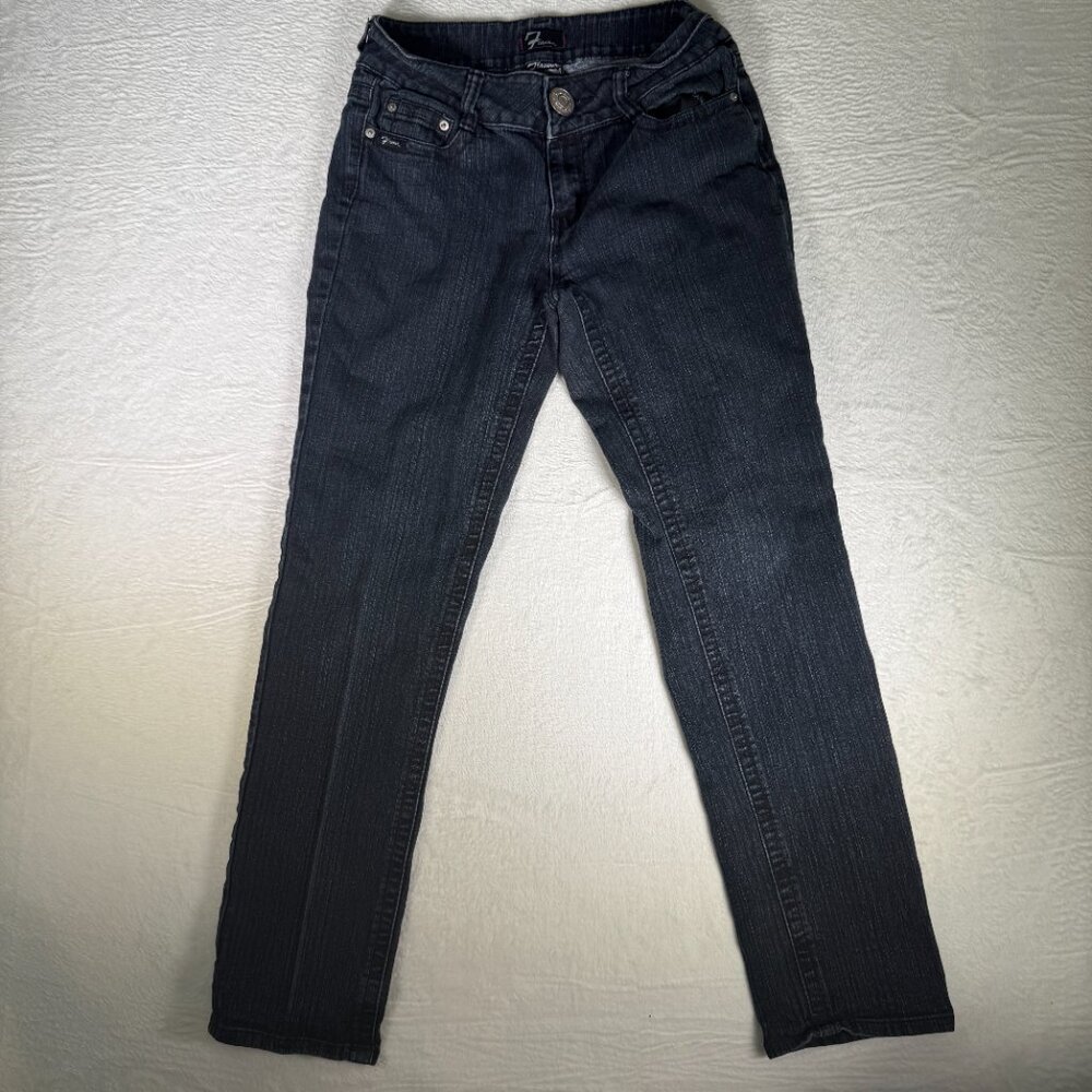 Flavour Blue Jeans‎ By Bubble Gum Size 12 Women's Straight Leg Dark Wash